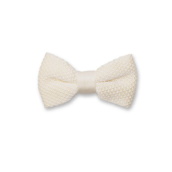 Elfenbein Kinderfliege Gestrickt (1)