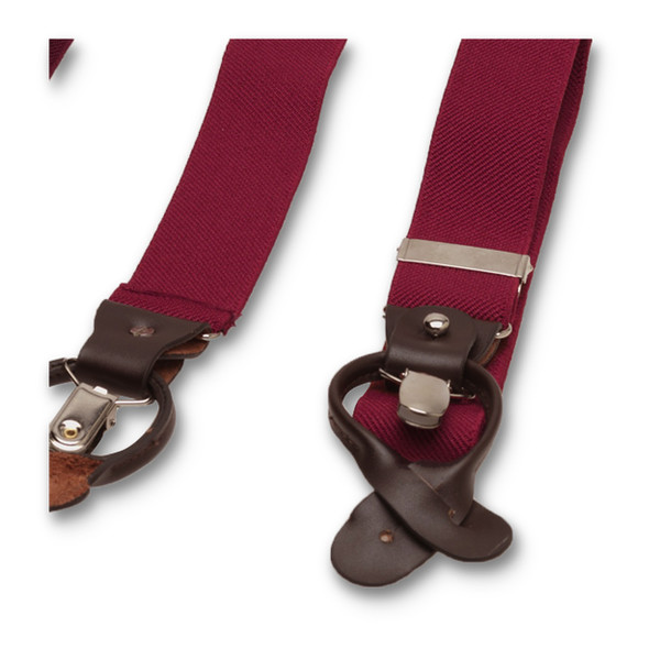 Luxuriöse Weinrote Hosenträger (3)