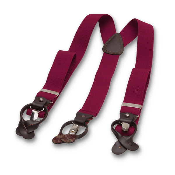 Luxuriöse Weinrote Hosenträger (2)