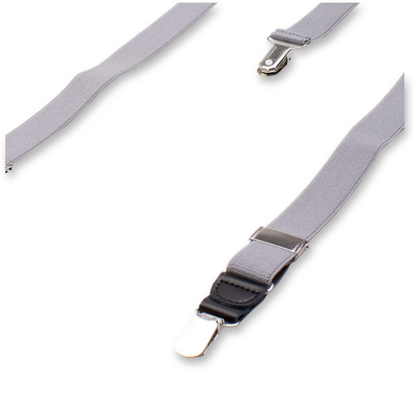 Schmale hellgraue Hosenträger (3)