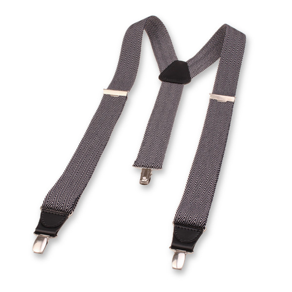 XIV Hosenträger - Fischgrätmuster Dunkelblau (3)