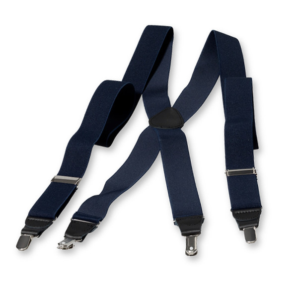 Dunkelblaue Hosenträger X-Form (2)