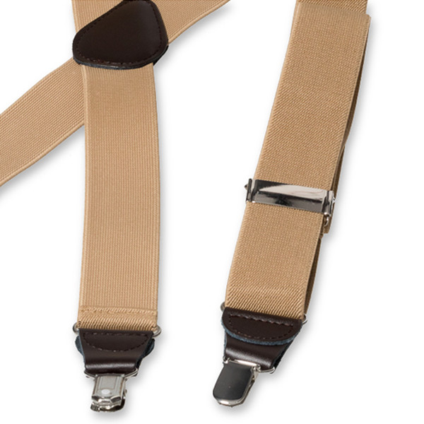 Beige Hosenträger X-Form (3)