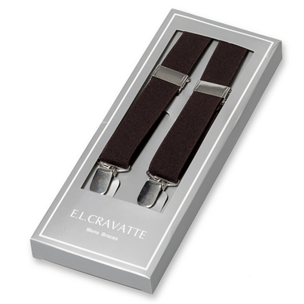 Dunkelbraune Hosenträger für Kinder (1)