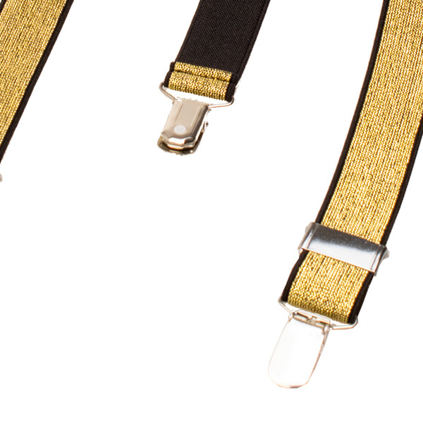 Gold Glitzer Hosenträger für Kinder  (3)