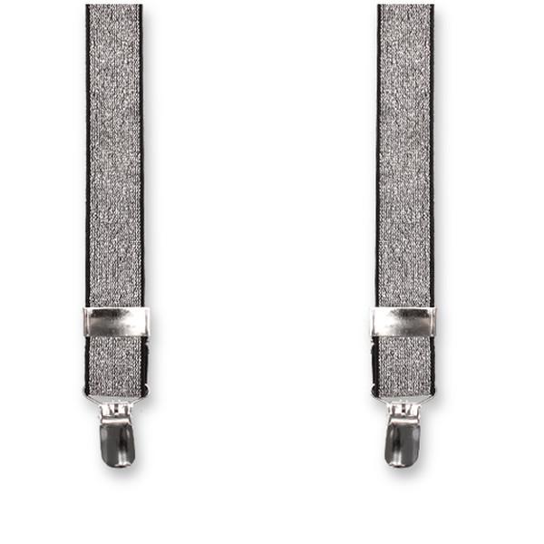 Silber Glitzer Hosenträger für Kinder  (1)