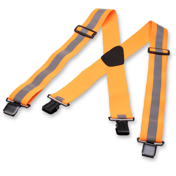 Neonorange Arbeitshosenträger (2)