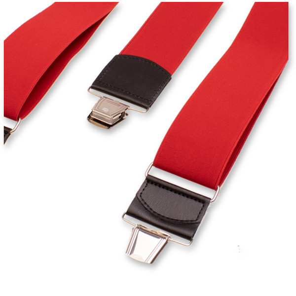 Rote Extra Breite Hosenträger (2)
