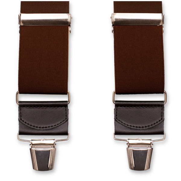 Braune Extra Breite Hosenträger (1)