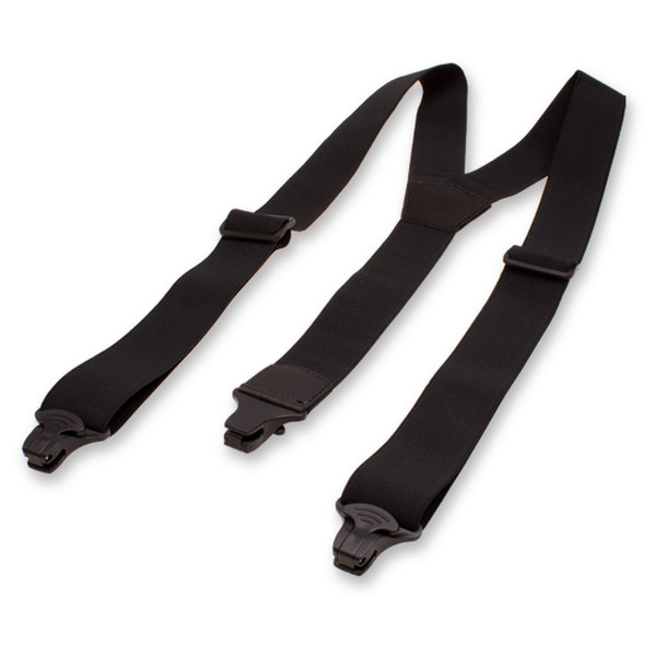Schwarze Flughafen-Hosenträger (1)