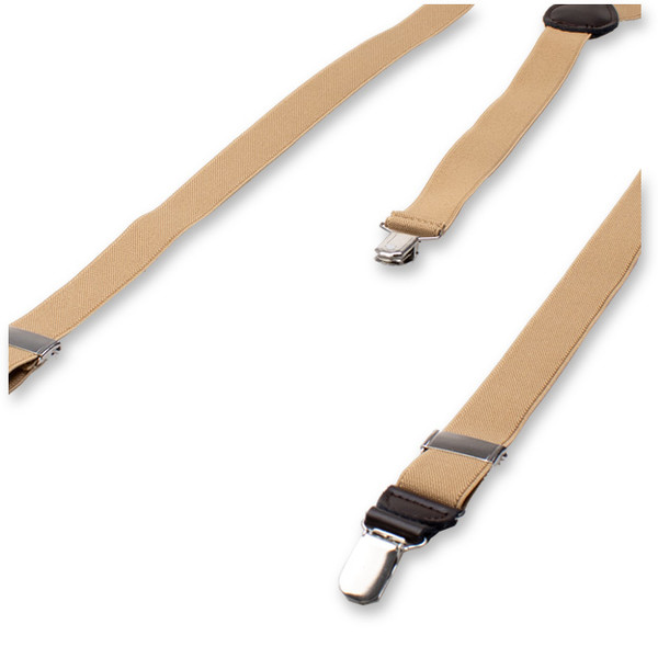 Schmale Beige Hosenträger für Damen (3)