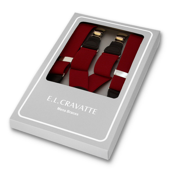 Bordeauxrote Hosenträger Extra Lang (1)