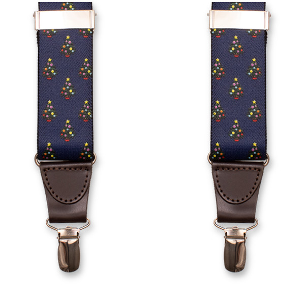 Hosenträger Weihnachtsbaum - Blau  (1)