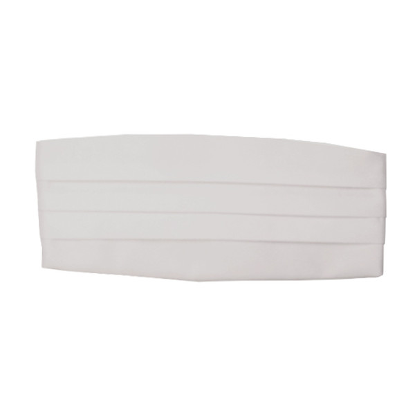 Weiße Kummerbund - Satin (1)
