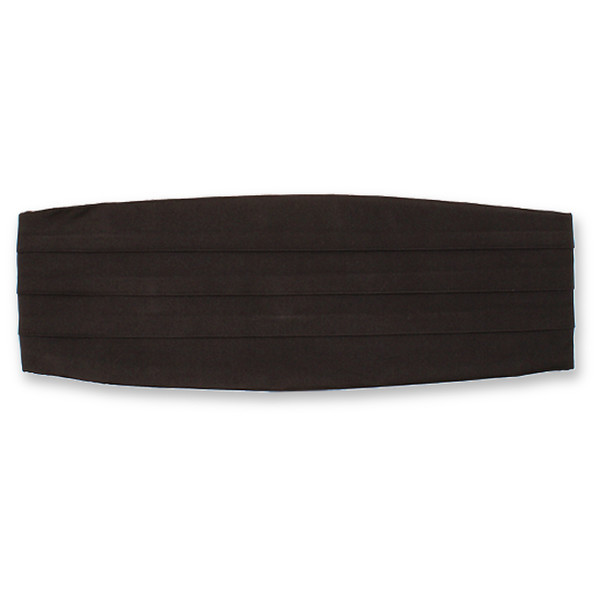 Schwarze Kummerbund - Satin (1)