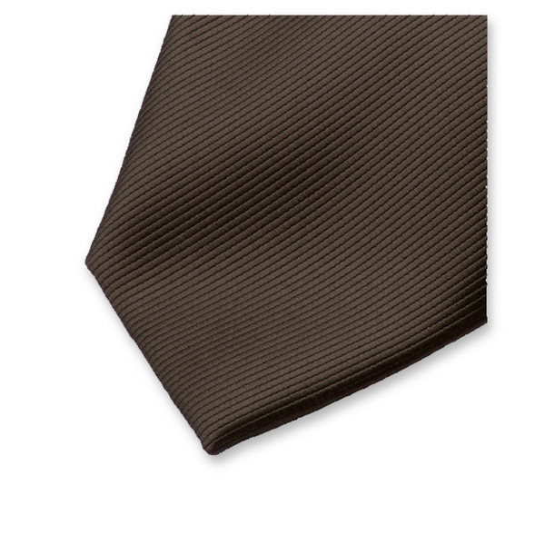 Clipkrawatte Dunkelbraun (2)