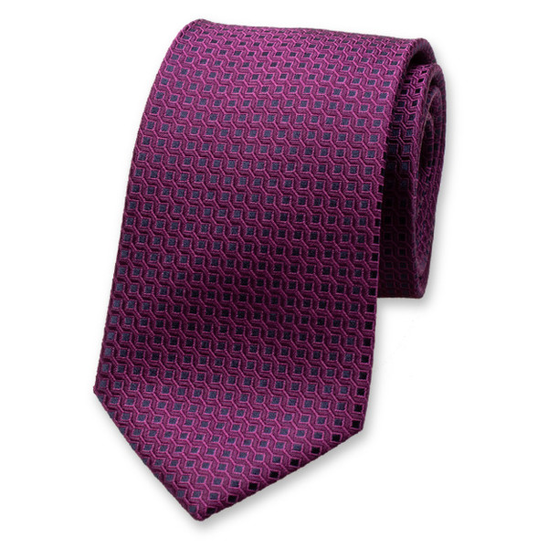Krawatte mit modernem Muster - Lila (1)