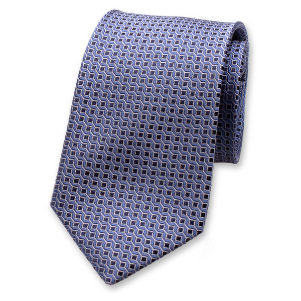 Krawatte mit modernem Muster - Blau (1)