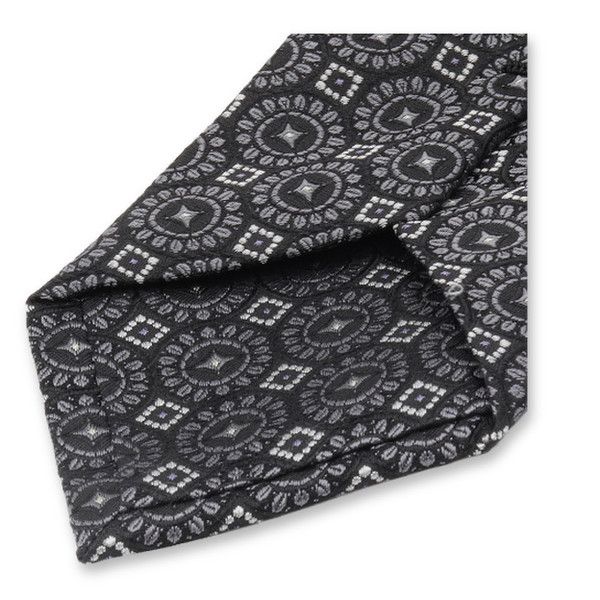 Dunkelblau-graues Krawattenmotiv (3)