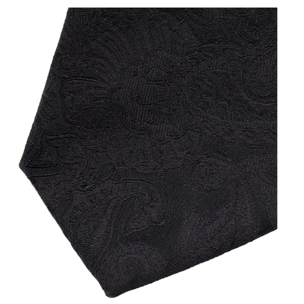 Schwarze Hochzeitskrawatte (2)