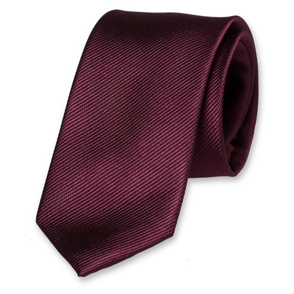 Aubergine Krawatte für Damen (1)