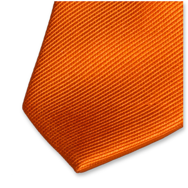 Dunkelorange Krawatte für Damen (2)