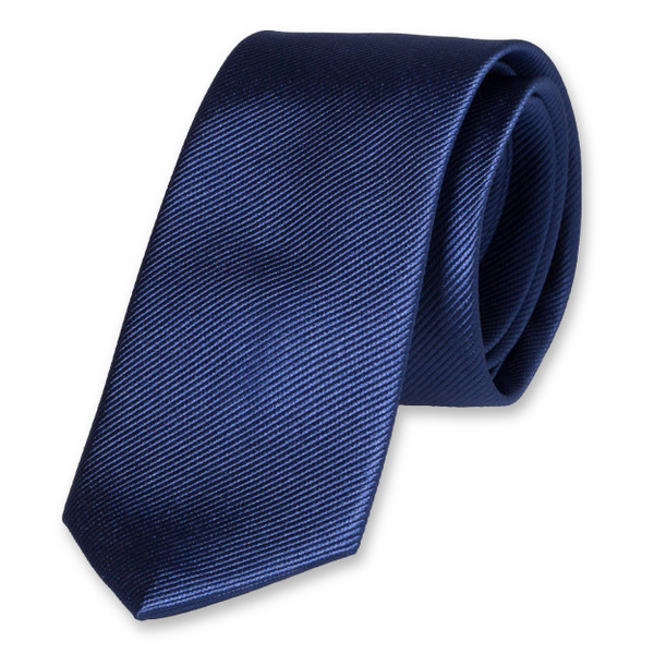 Saphirblaue Krawatte für Damen (1)