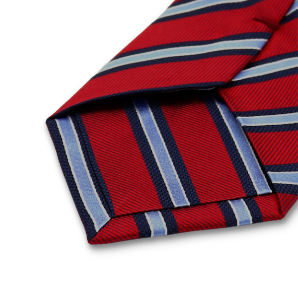 Rot-blau gestreifte Krawatte (3)