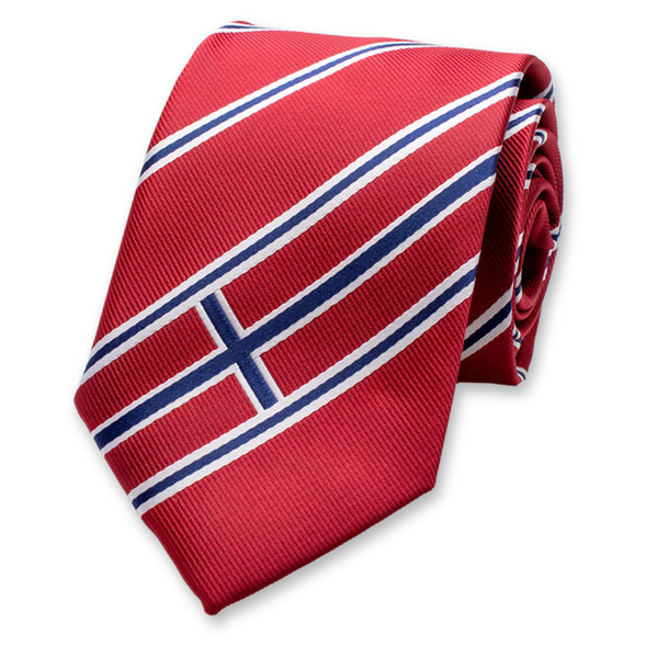 Krawatte - Norwegische Flagge (1)
