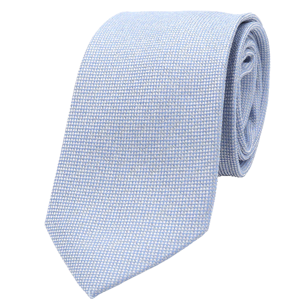 Hellblaue Krawatte Two-tone (1)