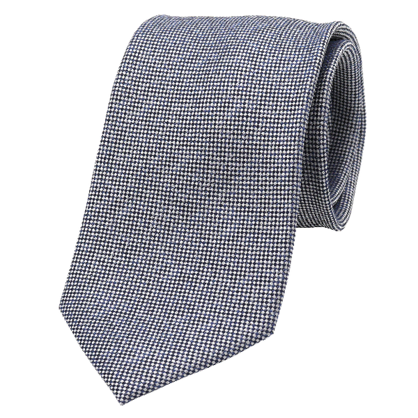 Dunkelblaue Krawatte Two-tone (1)