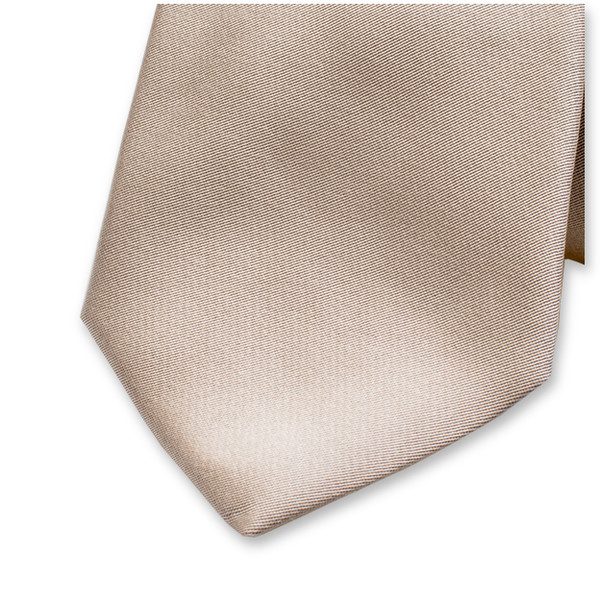 Champagner-Krawatte – italienische Satinseide (2)