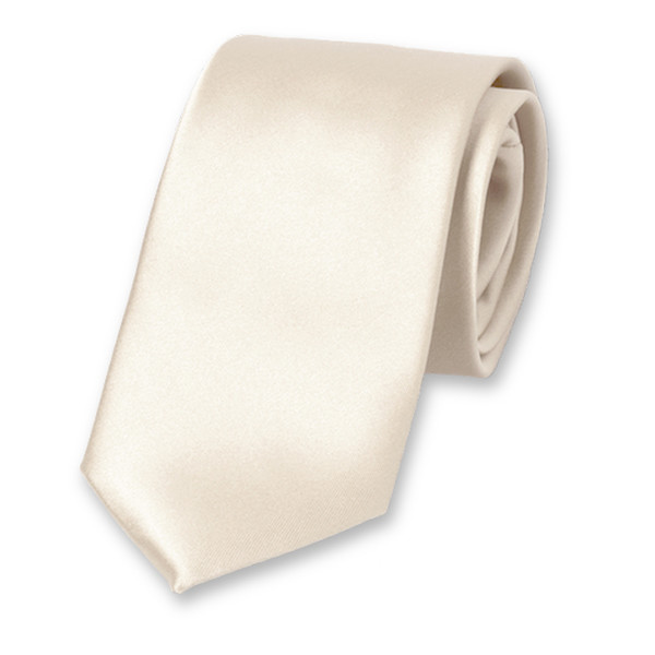 SatinkrawatteElfenbein Polyester (1)