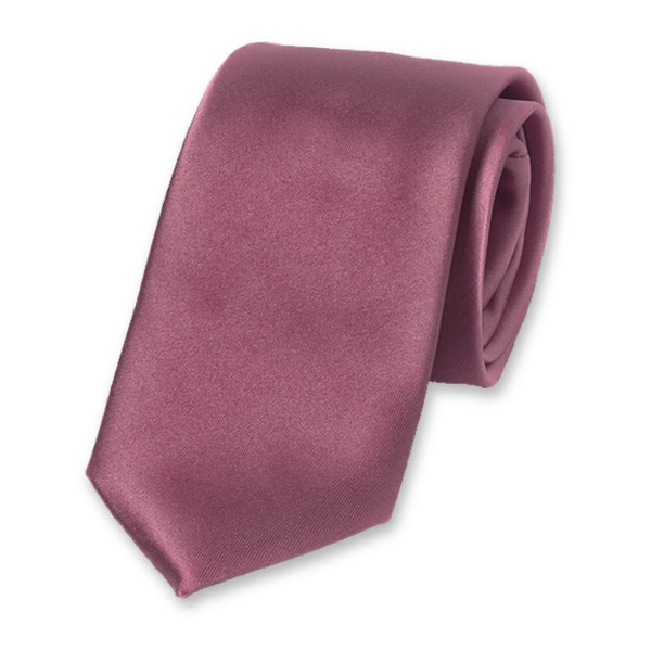Satinkrawatte Mauve Polyester (1)