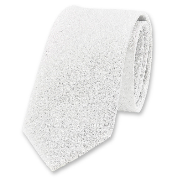Silberne glitzer Krawatte (1)