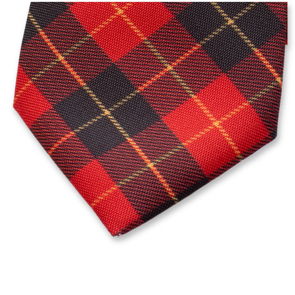Weihnachtskrawatte Rot Kariert (2)