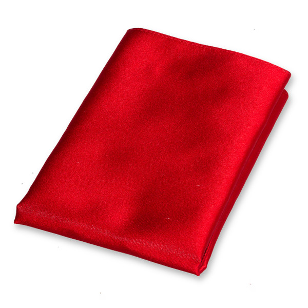 Rotes Satin Einstecktuch (1)