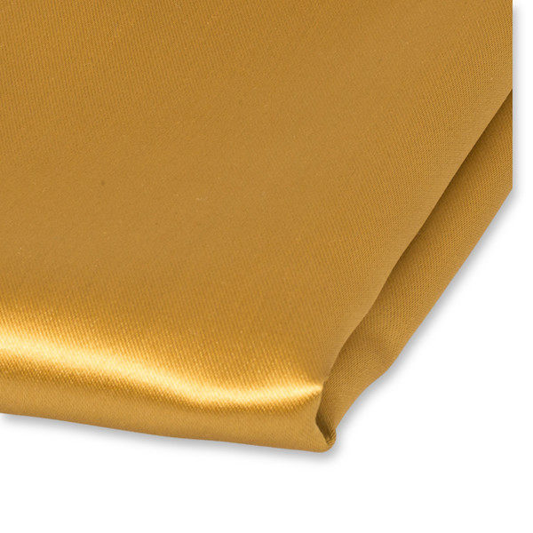 Goldenes Einstecktuch Polyester Satin (2)