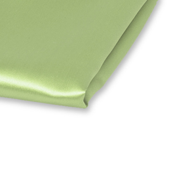 Minzgrünes Einstecktuch Polyester Satin (2)