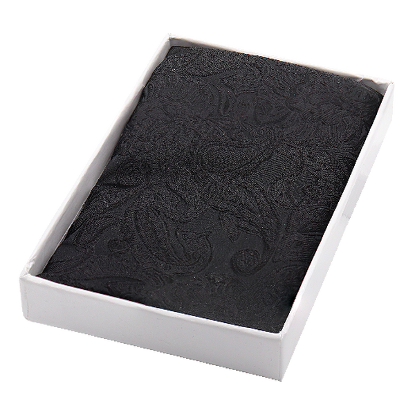 Schwarze Einstecktuch - Barock (1)