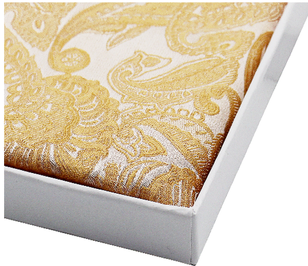 Goldfarbige Einstecktuch - Barock (2)