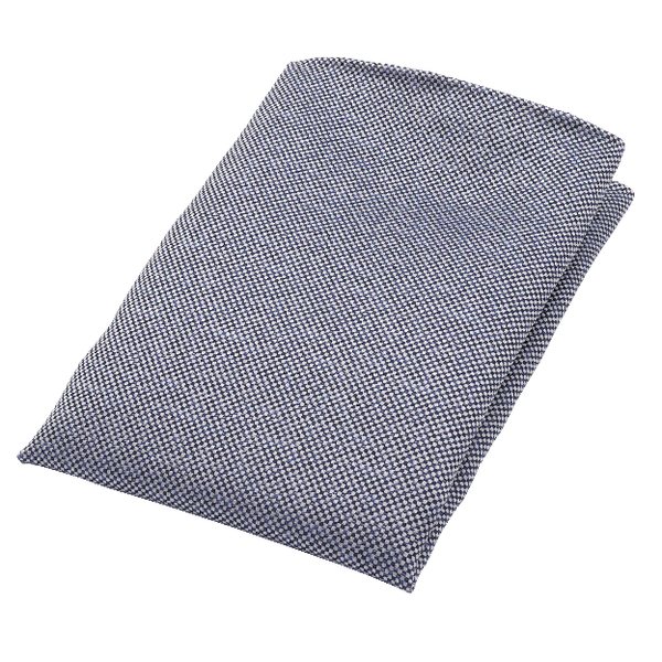 Dunkelblaue Einstecktuch Two-tone (1)