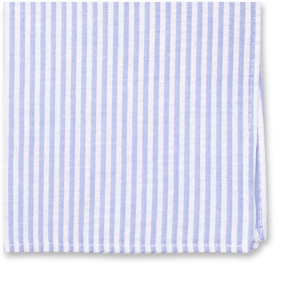 Einstecktuch Seersucker - Hellblau (1)