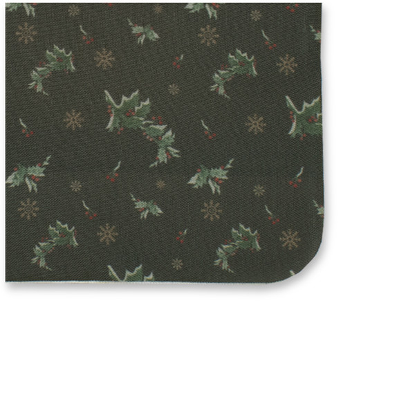 Weihnachts-Einstecktuch Grün - Holly (2)