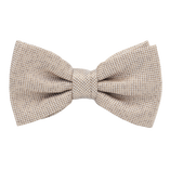 Beige Fliege Two-tone - Thumbnail 1