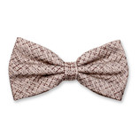 Beige Bouclé-Fliege - Thumbnail 1