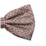 Braune Bouclé-Fliege - Thumbnail 2