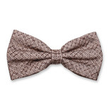 Braune Bouclé-Fliege - Thumbnail 1