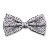 Graublaue Bouclé-Fliege - Thumbnail 1