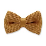 Gestrickte Fliege Gold - Thumbnail 2